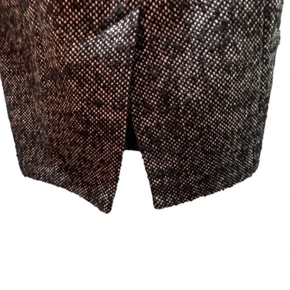 Michael Kors Sleeveless Wool Tweed Size‎ 6 Dress Black